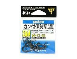 GAMAKATSU Iseama Ring Eye [NS Black] #11 (8pcs)