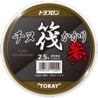 TORAY Toyoflon Chinu Ikada Kakari [Natural] 120m #1.2 (5lb)