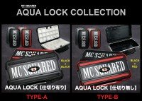 MC SQUARED Aqua Lock Box Type-A (with partitions) #Black/Red