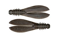 JACKALL Ribbing Bunny 3.8'' #Dark Tenaga/Blue Flake (5pcs)