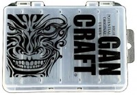 GAN CRAFT Face Logo Reversible Box S # 01 Clear / Smoke