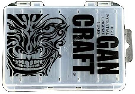 GAN CRAFT Face Logo Reversible Box S # 01 Clear / Smoke