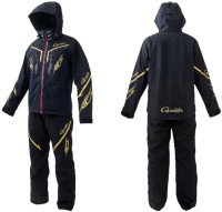 GAMAKATSU GM3658 Fishing Rain Suit (Black) S