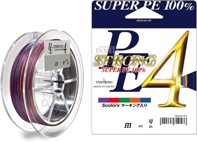 YAMATOYO Tegusu New PE Strong 4 [10m x 5colors] 200m #2 (27lb)