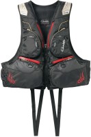 GAMAKATSU GM2189 Floating Vest (Black x Red)