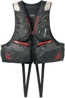 GAMAKATSU GM2189 Floating Vest (Black x Red)