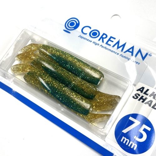COREMAN Alkali Shad 75mm #044 Iwashi Gold
