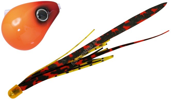 JACKALL Bakuryu Pb BinBin Dama Slide 80g #F194 Hot Orange / Shima Red T+