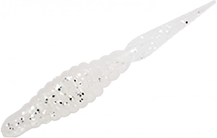 BAIT BREATH U30 Flat Pin Tail 4.5" (8pcs) #123 Clear White / Silver