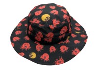 KOHINATA Cap Gyogyo Hat 10340 #Octopus (Black)