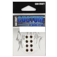 GAN CRAFT Shape-S Spare Eye 5.8mm #01 Clear