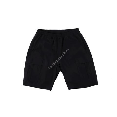 ABU GARCIA Water-Resistant Cargo Shorts [Black] L