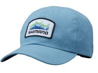 SHIMANO CA-014W Patch Cap Blue Gray L