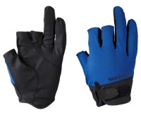 SHIMANO GL-008V Basic Gloves 3 Blue M