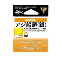 GAMAKATSU 69037 Loose Aji Sendo [Silver] #9 (pcs)