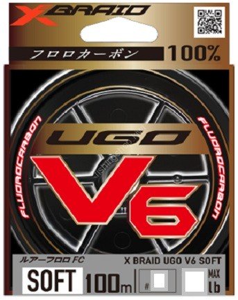 YGK XBraid Ugo V6 Soft [Natural] 100m #3 (12lb)