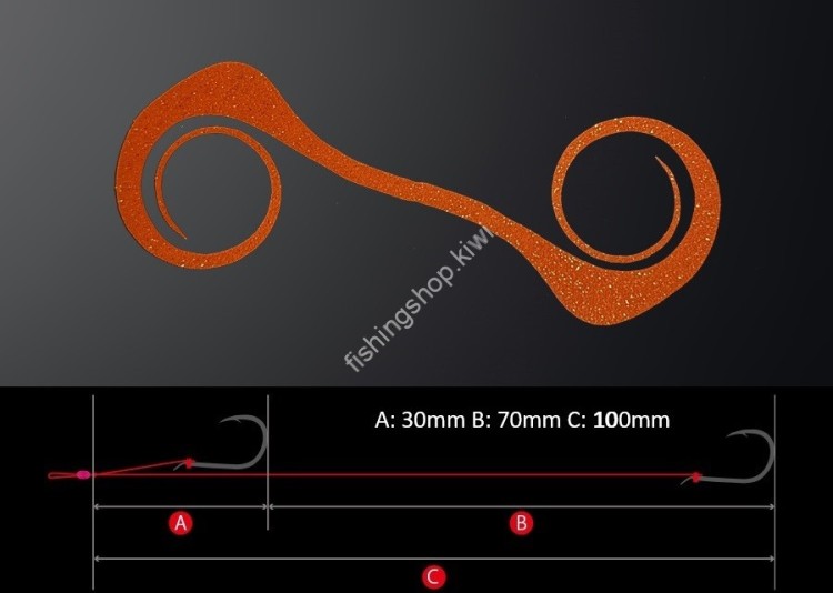 MATSUOKA SPECIAL Alpha 120mm with Hook #Dark Orange