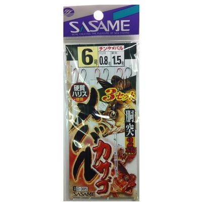 Sasame D-305 MEBARU (Rockfish) KASAGO (Scorpionfish) 3 Set 6-0.8