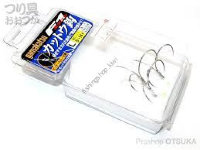 GAMAKATSU F1 Kato Spare Hook Rose [Silver] L (3pcs)