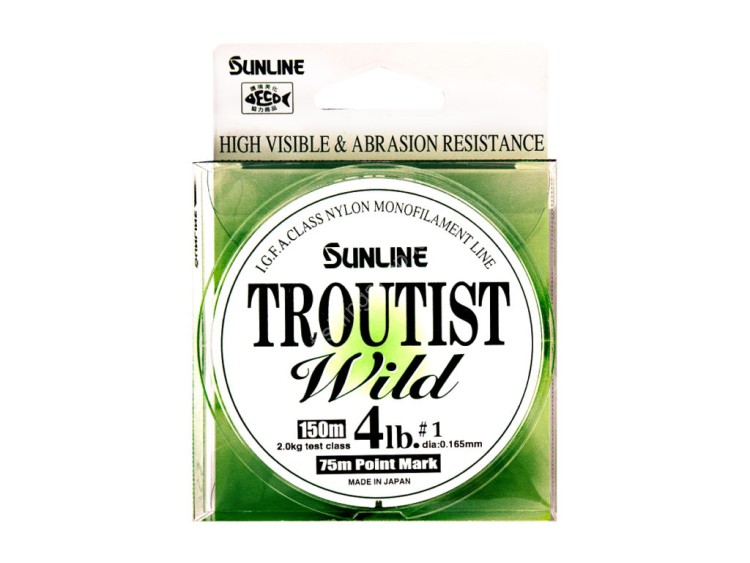 SUNLINE Troutist Wild [Super Matte Green] 150m #3 (12lb)