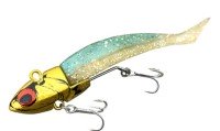 COREMAN VJ-12 Vibration JigHead 12g #046 Gold Head / Shallow Iwashi (Champagne Gold / Pearl Light Green)
