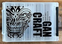 GAN CRAFT Face Logo Reversible Box M # 01 Clear