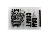 GAN CRAFT Face Logo Reversible Box M #Clear