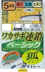 Gamakatsu wakasagi A scan Basic 5gimmick Woo W244 1.5-0.2