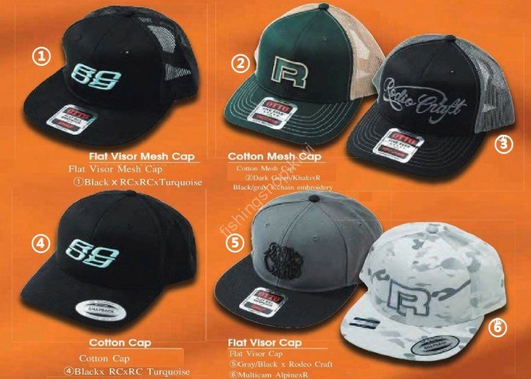 RODIO CRAFT Cotton Mesh Cap #02 Dark Green/Khaki ×R