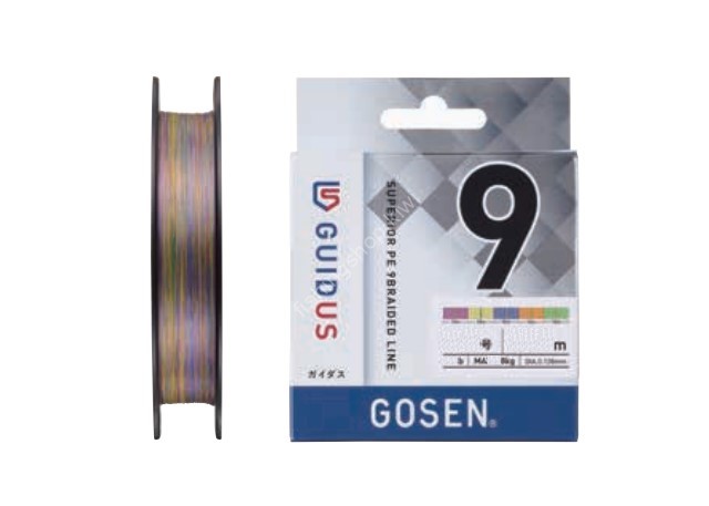 GOSEN Guidus PEX9 [10m x 5colors] 200m #0.5 (13lb)