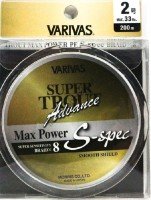 VARIVAS Super Trout Advance Max Power PE S-spec x8 Braid [Champagne Gold + White] 200m #2 (33lb)