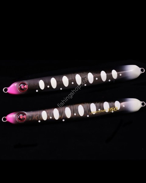 JIGRIP 502AU Amenouo 151mm 150g #038 Black Zebra Kamemura PG