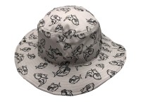 KOHINATA Cap Gyogyo Hat 10340 #Asian Outline (Gray)