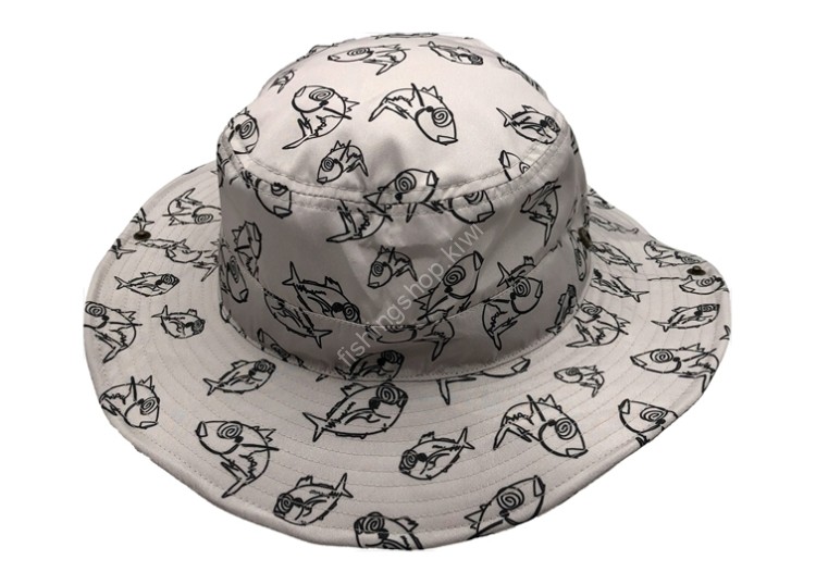 KOHINATA Cap Gyogyo Hat 10340 #Asian Outline (Gray)