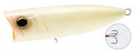 DUEL Hardcore Popper 70F #01 BN Bone (Feather: White)