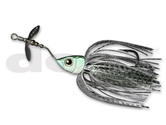 DEPS Propjig Tiny Prop Weedless 1/2oz #14 Green Crystal