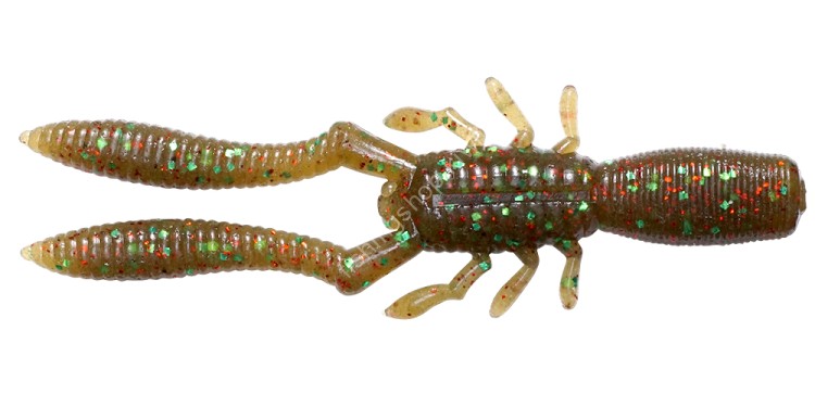 MEGABASS Honshikomi Bottle Shrimp 3" #Kasumi Green F (8pcs)