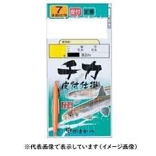 Gamakatsu Chika with Skin SHIKAKE AKITA KITSUNE Brown 7 pcs T206 4-0.8