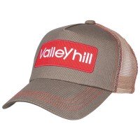 VALLEY HILL Half Mesh Cap Olive / Red Emblem