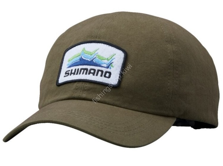 SHIMANO CA-014W Patch Cap Khaki S