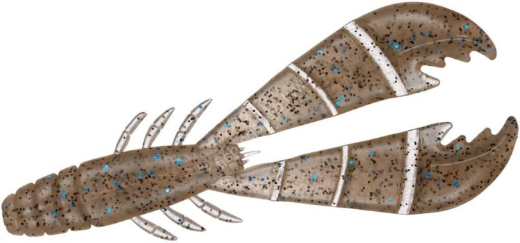 DAIWA Steez Bank Hacker Craw 3.9'' #Natural Shrimp (13pcs)