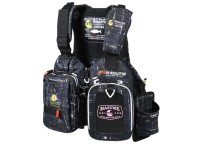 MAZUME Red Moon Life Jacket [Woman & Junior] #Black Kasuri