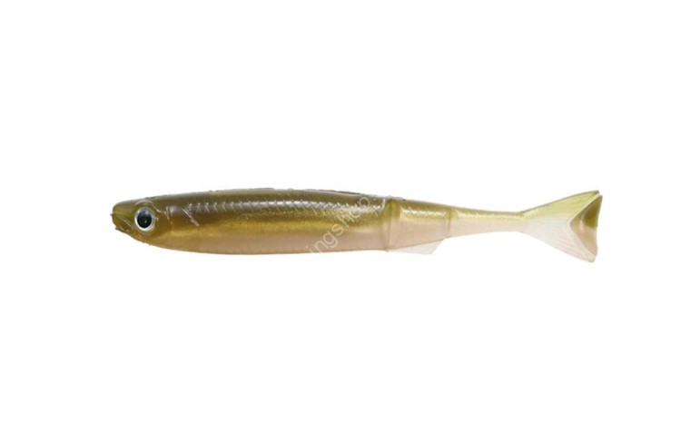 ISSEI Liar Minnow 3'' Kozakana Worm #72 AK Shad (Gold)