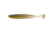 ISSEI Liar Minnow 3'' Kozakana Worm #72 AK Shad (Gold)