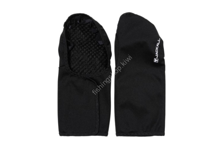 JACKALL GL-A003 Windproof Boa Wrist Warmer [Black] S