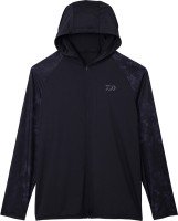 DAIWA DE-6223 Ice Dry Full Zip Hoodie Rashguard (Bottom Back) W.L