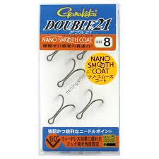 GAMAKATSU Double21 [Nano Smooth Coat] #8 (5pcs)