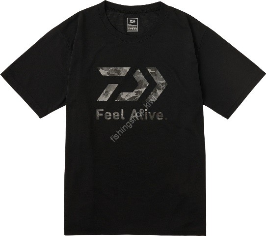 DAIWA DE-9524 Feel Alive. Sunblock Shirt (Black) S