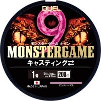 DUEL Monstergame® 9 Casting ⇆ [Pink Purple] 200m #1.0 (17lb)