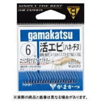 GAMAKATSU Ikebi Hane Chinu [Brown] #6 (20pcs)